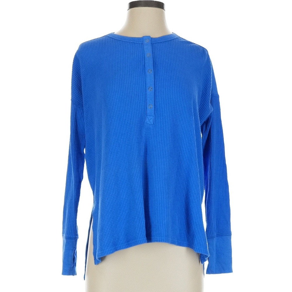 Aerie offline Blue Knit Long Sleeve Top